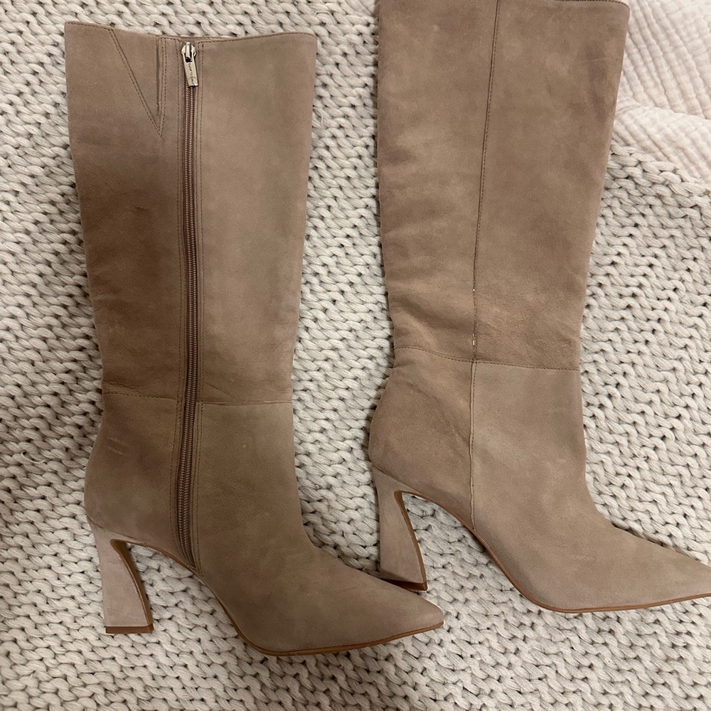 Vince Camuto Tan Knee-High Women's Boots